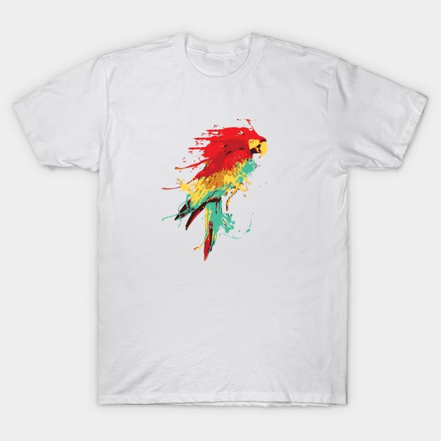 Splash The Parrot T-Shirt by NakedMonkey